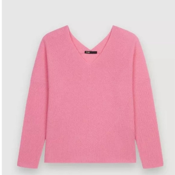 -Maje
Low-Cut Ribbed Cashmere
Sweater pre-owner size 0 - Picture 3 of 13